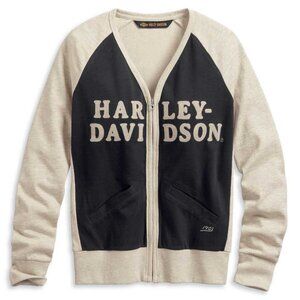 Harley-Davidson - Women's Chain Stitch Colorblocked Cardigan (Size: S)